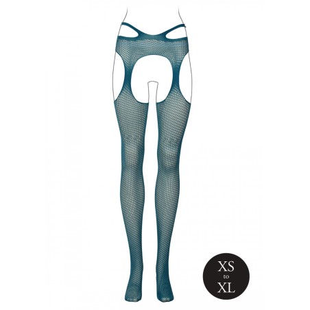 LE DÉSIR, Suspender, Pantyhose, with, Strappy Waist, Deep Ocean