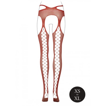 LE DÉSIR | Suspender Pantyhose with Strappy Waist | Sunset Glow | Size: XS/XL