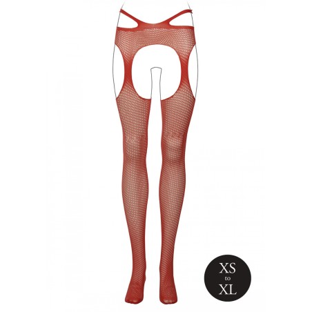 LE DÉSIR | Suspender Pantyhose with Strappy Waist | Sunset Glow | Size: XS/XL