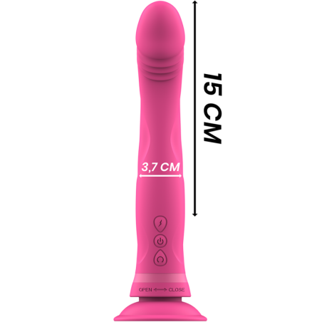 INTENSE, MICHELANGELO, Silicone,  Dildo, Vibrator, Pink
