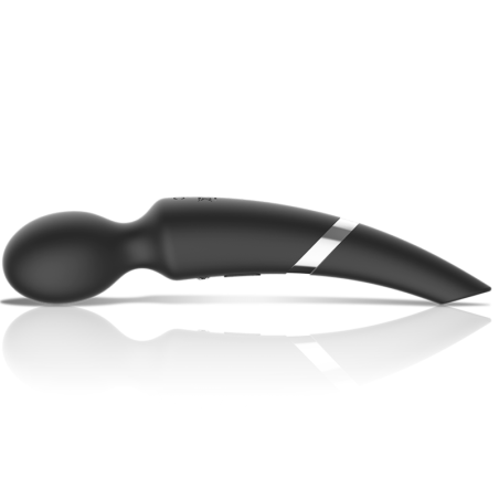 BLACK&SILVER, BECK, Rechargeable, Silicone, Massager, & Suction, Black