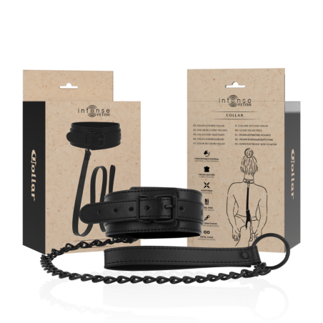 INTENSE FETISH, VEGAN, LEATHER, COLLAR