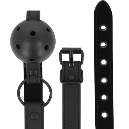 INTENSE FETISH, VEGAN LEATHER, BALL GAG