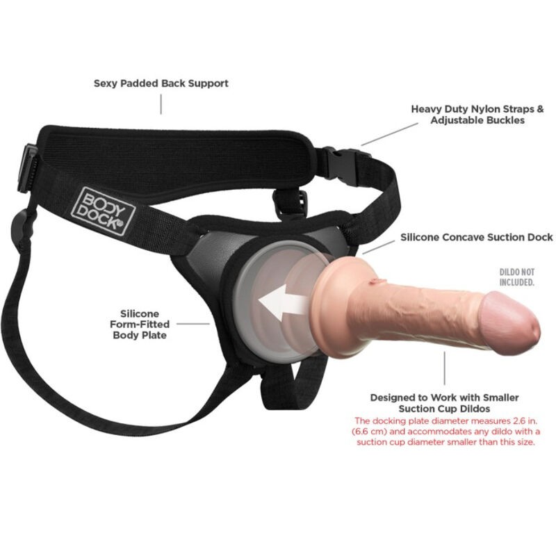 PIPEDREAM, BODY DOCK, ELITE MINI, HARNESS