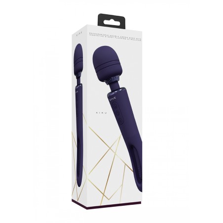 Vive, Kiku, Double Ended, Wand, Με G-Spot, Flapping, Διεγερτή ,Μοβ