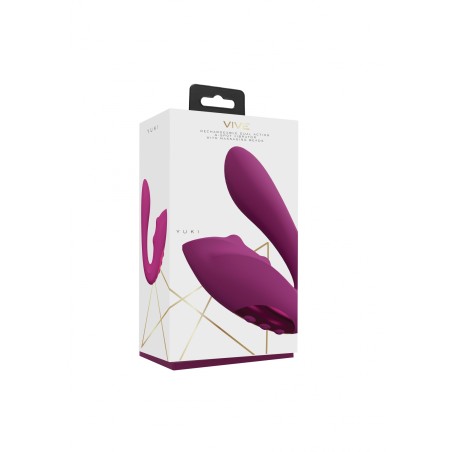 VIVE, Yuki, Dual Motor, G-Spot Vibrator, with Massaging Beads, pink