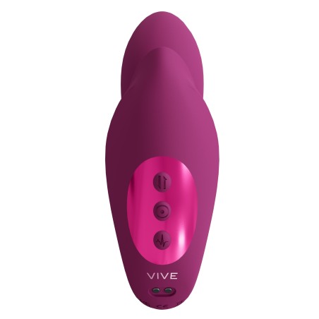 VIVE, Yuki, Dual Motor, G-Spot Vibrator, with Massaging Beads, pink