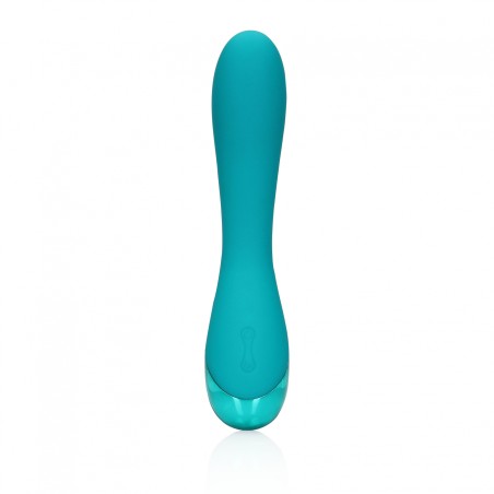 LoveLine, Smooth, Silicone, G-Spot, Vibrator, Teal Blue