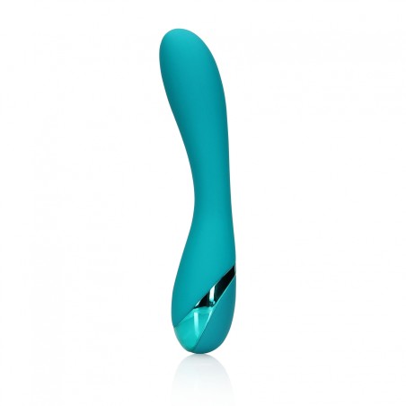 LoveLine, Smooth, Silicone, G-Spot, Vibrator, Teal Blue