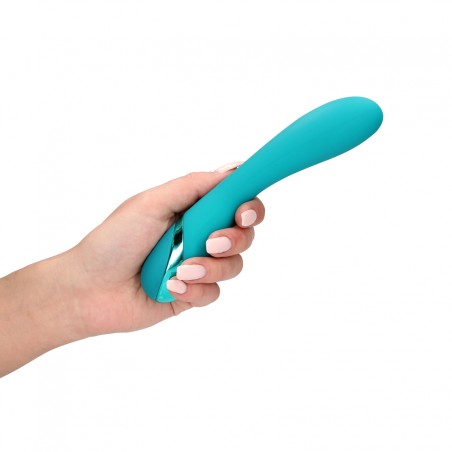 LoveLine, Smooth, Silicone, G-Spot, Vibrator, Teal Blue