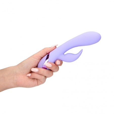 LoveLine, Smooth, Silicone, Rabbit, Vibrator, Digital Lavender