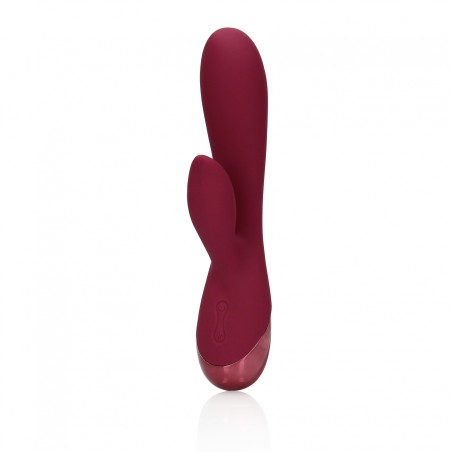 LoveLine, Smooth, Silicone, Rabbit, Vibrator, Dark, Cherry