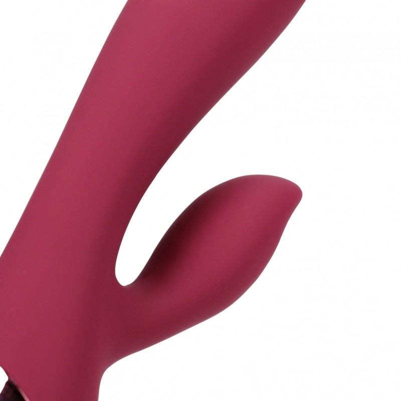 LoveLine, Smooth, Silicone, Rabbit, Vibrator, Dark, Cherry