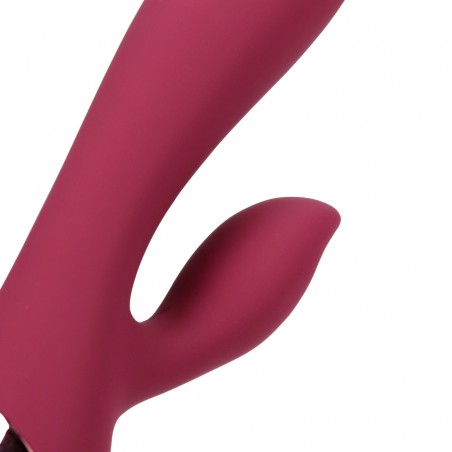 LoveLine, Smooth, Silicone, Rabbit, Vibrator, Dark, Cherry