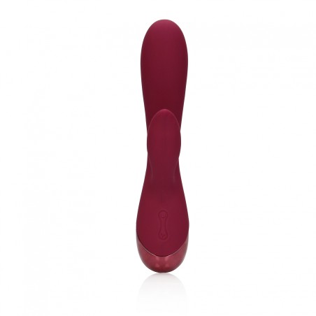 LoveLine, Smooth, Silicone, Rabbit, Vibrator, Dark, Cherry