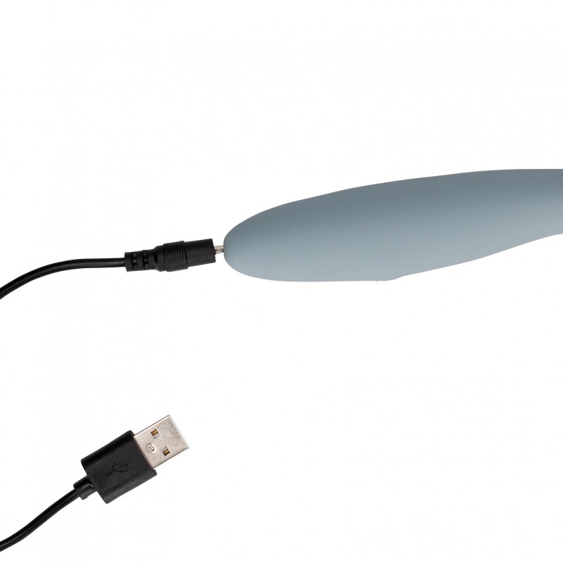 LoveLine, Ultra Soft, Silicone, G-Spot, Vibrator, Basalt Grey