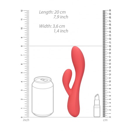 LoveLine, Smooth, Ultra, Soft, Silicone, Rabbit, Vibrator, Astro Dust