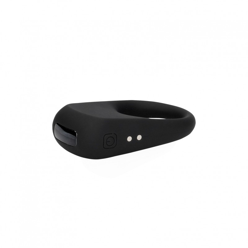 Loveline, Vibrating, Cock Ring, Licorice Black