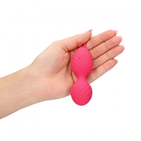 LoveLine, Vibrating Egg, with Remote Control, Strawberry Red