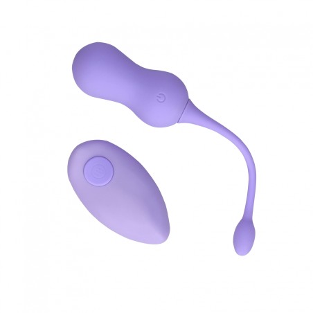 LoveLine, Vibrating Egg, with Remote Control, Violet Harmony