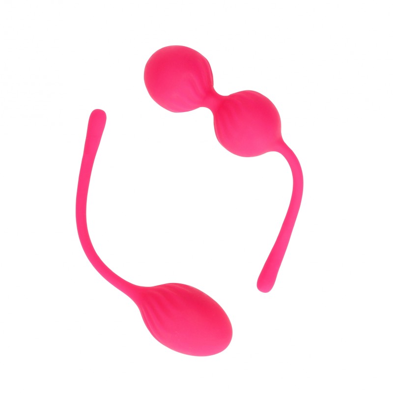 LoveLine, 2 Piece, Thumping, Kegel Bal, Set, Wild Strawberry