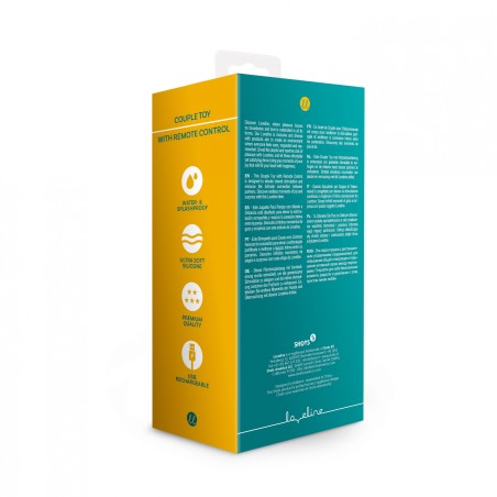 LoveLine, Δονητής, Για Ζευγάρια, Με Τηλεχειριστήριο, Bimini Blue