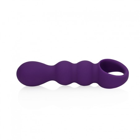 LoveLine, Teardrop, Shaped, Anal, Vibrator, Clear Purple