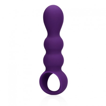 LoveLine, Teardrop, Shaped, Anal, Vibrator, Clear Purple