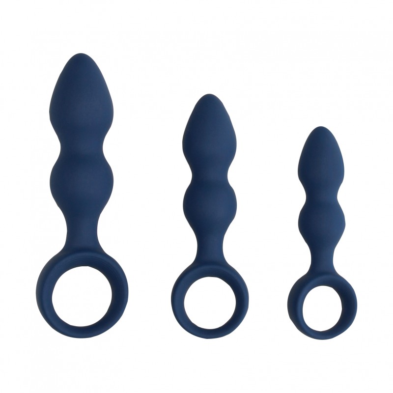 LoveLine, Teardrop, Shaped, Anal Plug,  medium, Baltic Blue