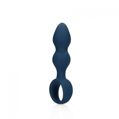 LoveLine, Teardrop, Shaped, Anal Plug,  large, Baltic Blue