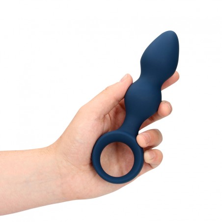 LoveLine, Teardrop, Shaped, Anal Plug,  large, Baltic Blue