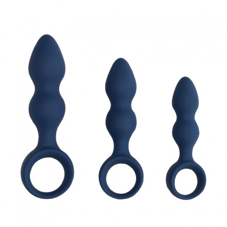 LoveLine, Teardrop, Shaped, Anal Plug,  large, Baltic Blue