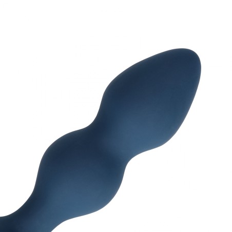 LoveLine, Teardrop, Shaped, Πρωκτική Σφήνα, Σιλικόνης, large, Baltic Blue