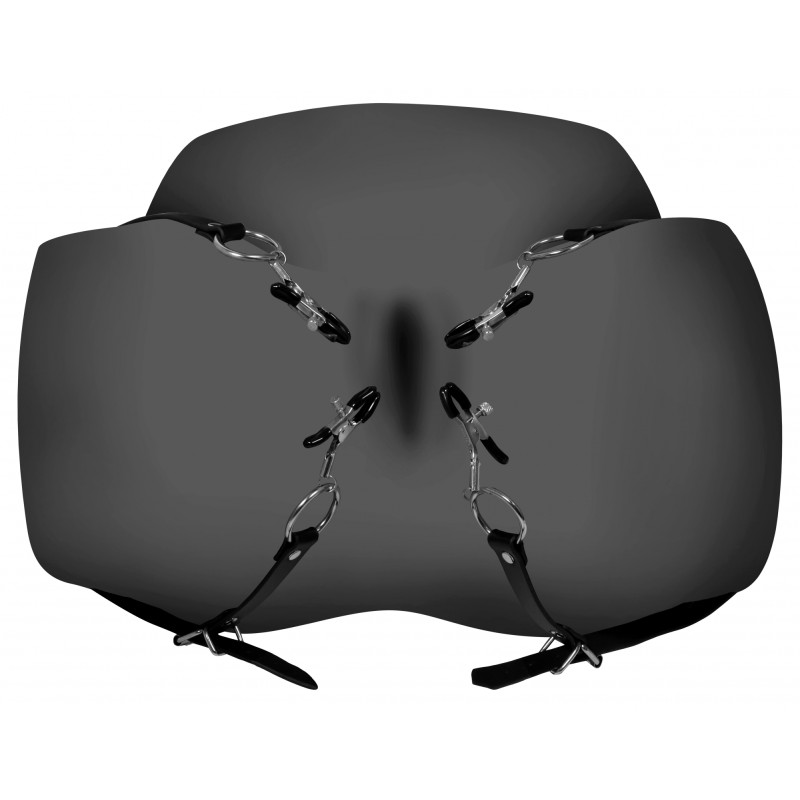 OUCH!, Ρυθμιζόμενα, Λουριά, Διαστολής, Αιδοίου, Με Πιαστράκια