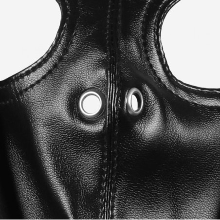 OUCH!, Zip-up, Bondage Mask, Black