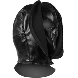 OUCH!, Zip-up, Bondage Mask, Black