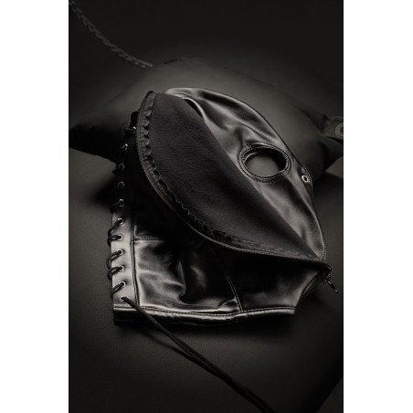 OUCH!, Zip-up, Bondage Mask, Black