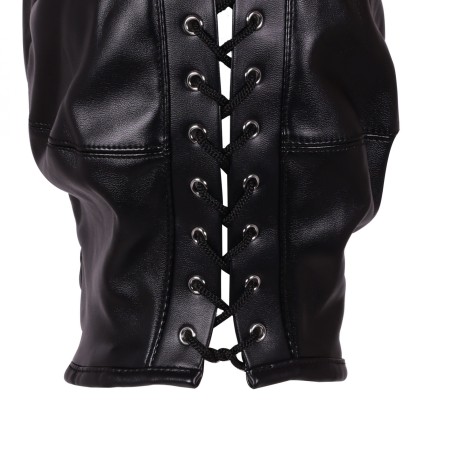 OUCH!, Mask, with Blonde, Ponytail - Black