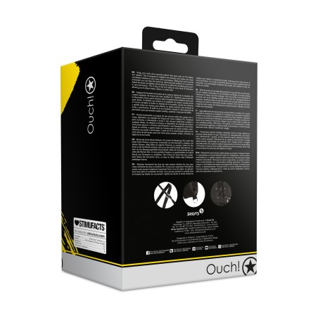 OUCH!, Lace-up, Full Sleeve, Arm Restraint, Black