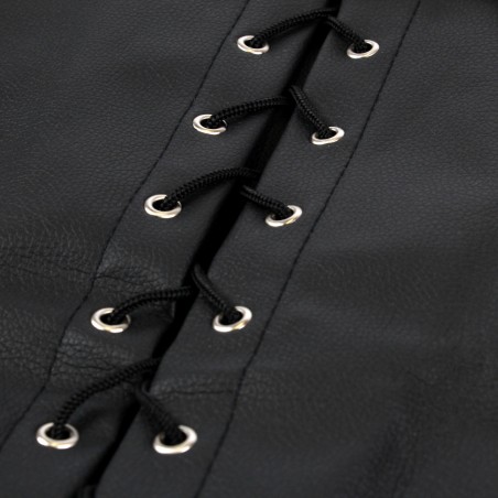 OUCH!, Lace-up, Full, Sleeve Arm, Restraint, Μαύρο