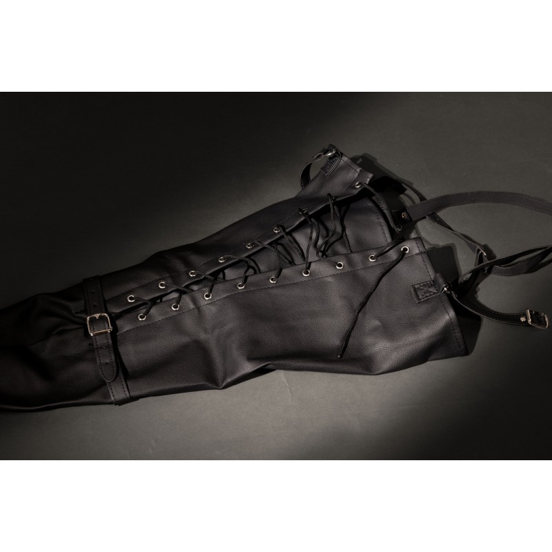 OUCH!, Lace-up, Full Sleeve, Arm Restraint, Black