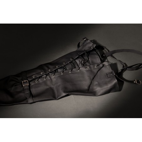 OUCH!, Lace-up, Full, Sleeve Arm, Restraint, Μαύρο