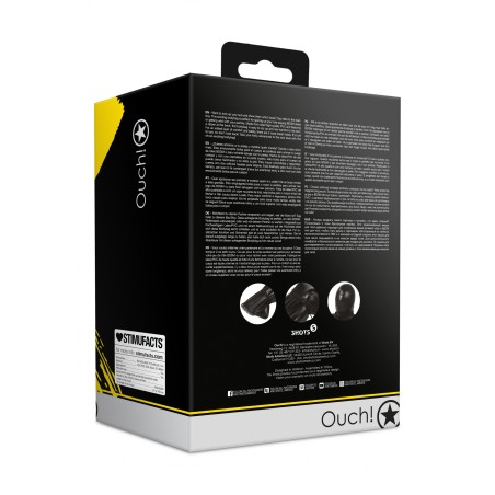 OUCH!, Ολόσωμη, Κουκούλα PVC Σώματος, με Ιμάντες, Μαύρη