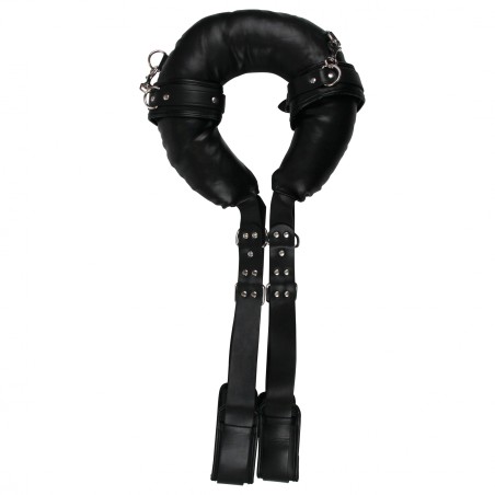 OUCH!, Padded, Thigh Sling, with Hand Cuffs, Black