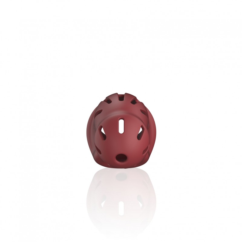 ManCage, Model 27, Ultra Soft, Silicone, Chastity Cage, red