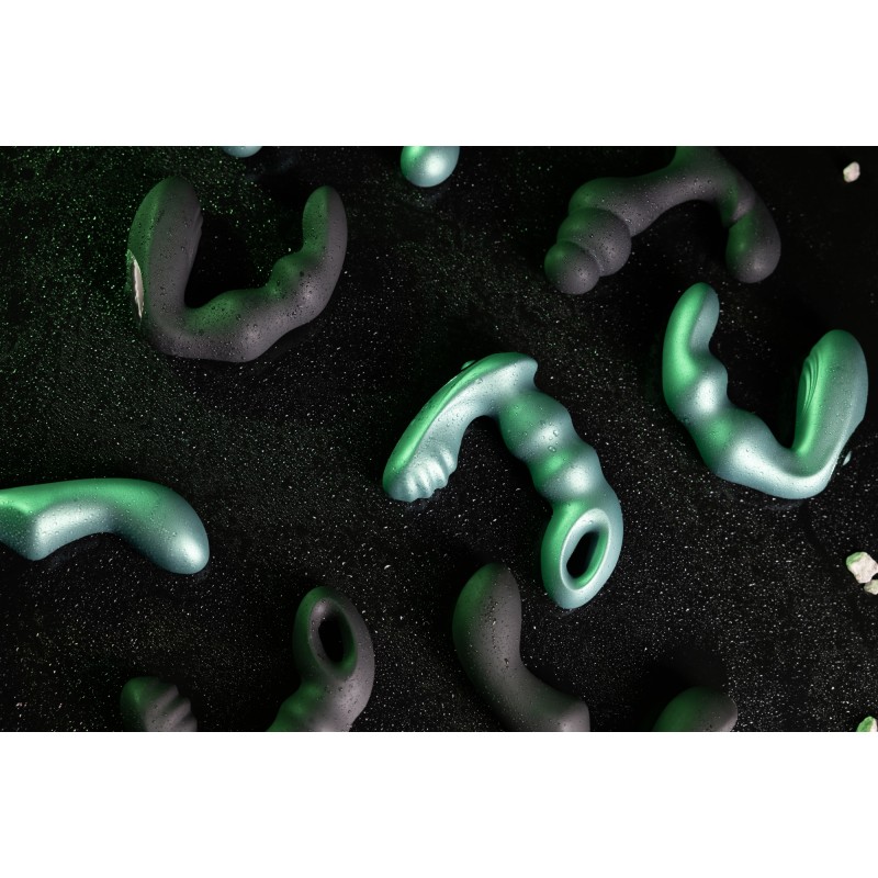 OUCH!, Pointed, Vibrating, Prostate Massager, with Remote Control, Black