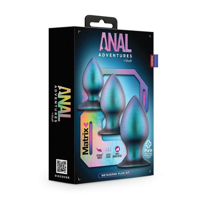 Anal Adventures, Matrix, Metaverse, Butt Plug Kit, Dark Millenia