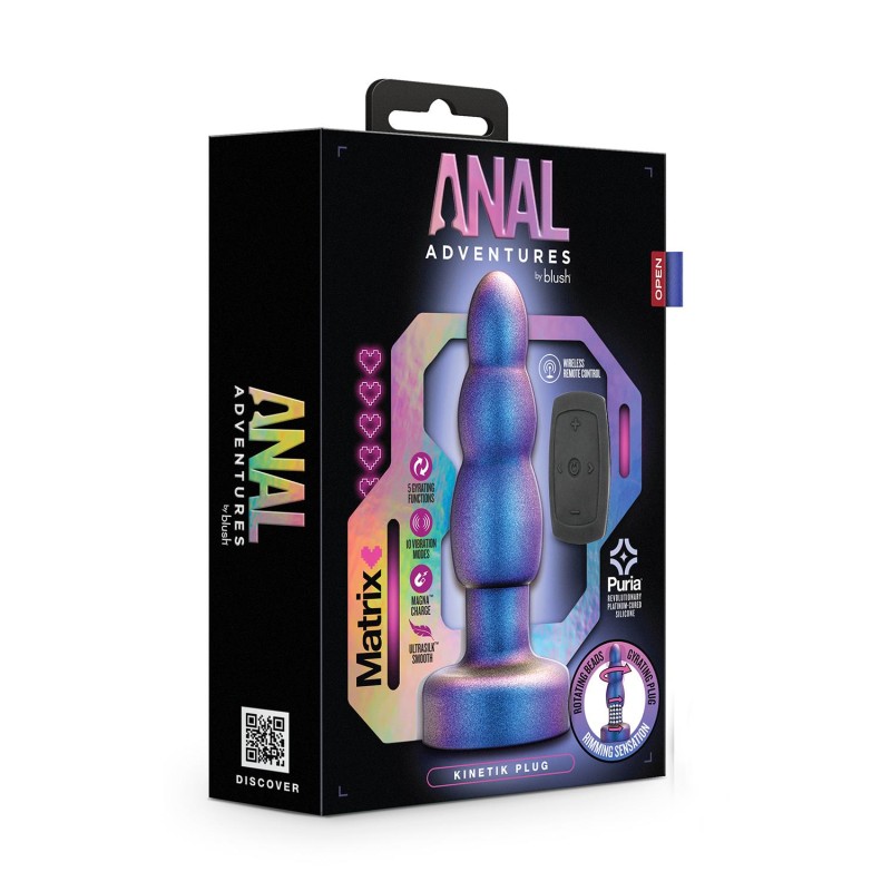 Anal, Adventures, Matrix, KINETIK, Δονούμενη, Πρωκτική Σφήνα, Σιλικόνης, Space Age Blue