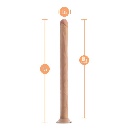 BLUSH, DR. SKIN, Realistic Dildo, 48cm, Flesh