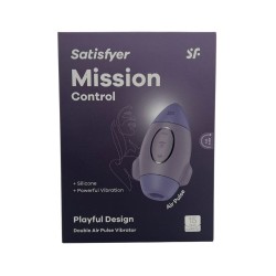 Satisfyer | Mission Control | Double Air Pulse Vibrator - Σιλικόνης